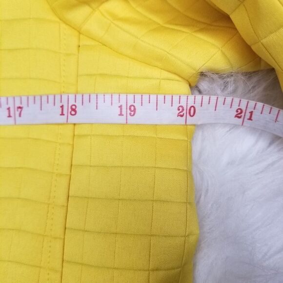 Laura Ashley quilted full zip blazer cute inside lining material Women's medium - Picture 6 of 7